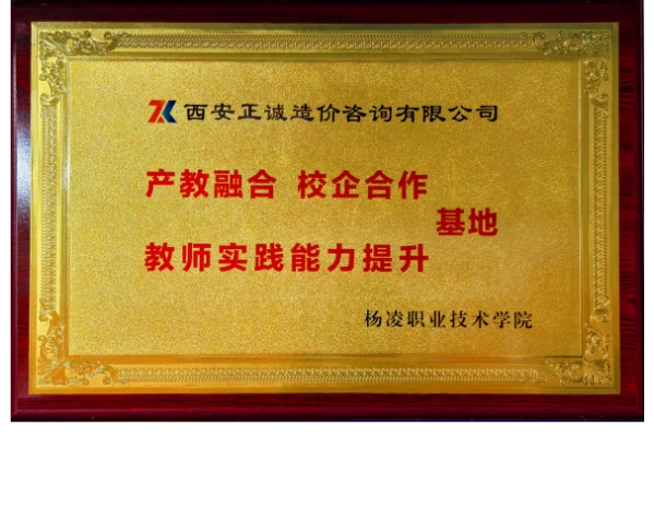 楊凌職業技術學院-產教融合 校企合作  教師時間能力提升基地